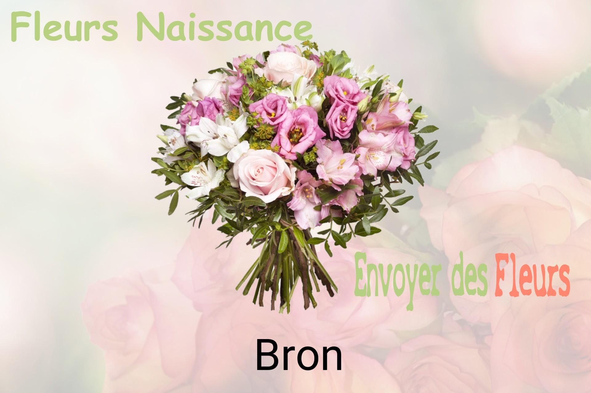 Bouquet de fleurs de naissance livré à Bron